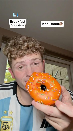 Eating Foods That Start With The Letters of Messi For The Whole Day!