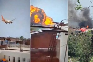 ¡Tragedia aérea! Video capta el preciso momento en que avión se estrella y deja más de 240 muertos - ATV