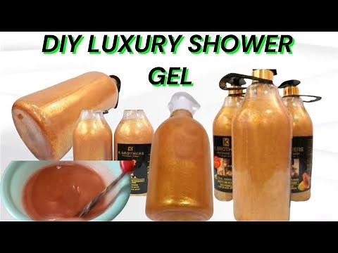 How To Make Luxury And Commercial-Grade Shower Gel At Home / Easy DIY Body Wash Recipe