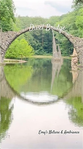 RarotzBrücke (Devil Bridge) In Kromlau, Germany #DevilBridge #Kromlau #TravelGermany