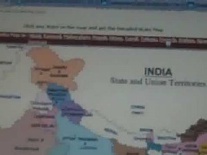 Map of India : Political Map