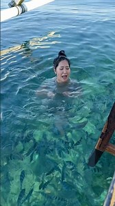 ngasi makan ikan di laut