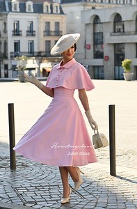 Juliet Dress and Cape- 40s 50s Swing Dress With Matching Cape - Etsy Canada