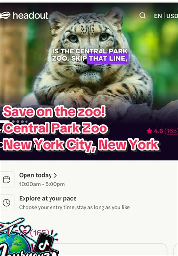 So beautiful and right in the heart of NYC. Central Park Zoo is a fun, family-friendly stop right in the heart of New York City! You can see animals like sea lions, penguins, snow leopards, and red pandas while enjoying a peaceful break from the busy city streets. Check the available ticket options, choose the best deal for your visit, and tap the location tag above my name to plan your Central Park adventure! #tiktokgofallexperiences #centralparkzoo #centralparknyc #thingstodoinnycwithkids #thi