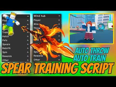 [UPDATE] Spear Training Script 2026 – Auto Farm, Auto Train & Auto Throw GUI
