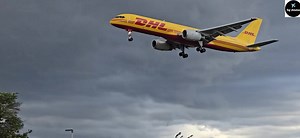 Wait for that yellow bird! 😯😯🛬🛬...DHL Airlines ✈️✈️💛💛...|Heathrow Airport London 🇬🇧✈️| | Raj Aviation