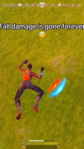 Fall damage gone?🤯👑 # #fortnite #youtubeshorts