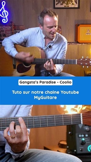 Gangsta's Paradise à la guitare 🎸 Du débutant à l'avancé !