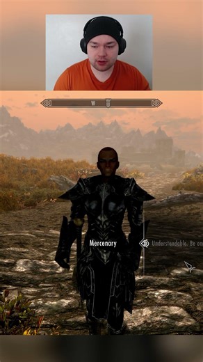 Calder in training The Elder Scrolls 5 Skyrim #shorts #viralshorts