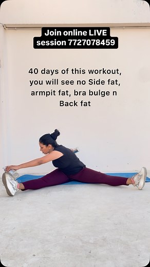 Deepti dhakar on Instagram: "Best n simplest beginner exercise to reduce Side n back fat . Great results with consistency Reduce side fat Reduce back fat Reduce waist Join online batch . Start from today dm or WhatsApp 7727078459 . Beginner 10 count 3 sets or reps Advance 40 count 5 sets or reps Follow me for more simple workouts video . Follow healthy low carb diet n be consistent for good results. #cardio #loseweight #weightloss #womenempowerment #womeninbusiness #womensupportwomen #getfit #ho