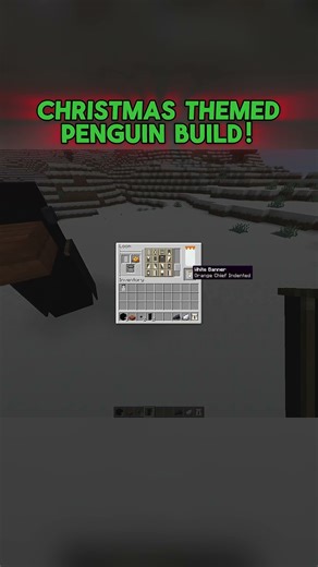 The Best Minecraft Christmas Build! #shorts