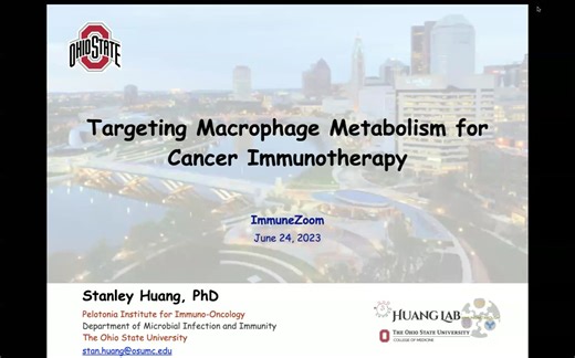 Targeting macrophage metabolism for cancer immunotherapy