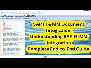 SAP FI-MM Integration Explained | OBYC | G/L Account Determination | FI & MM Documents