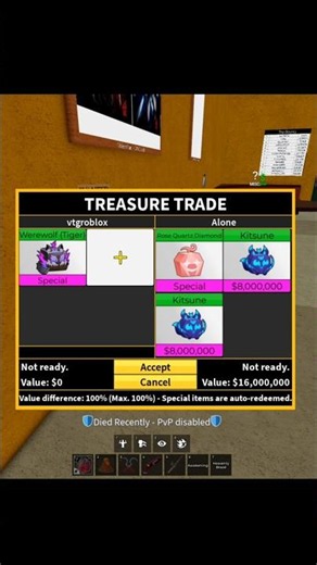Blox Fruits Ultimate Trading 2 Kitsune😮😱Day 27 #roblox