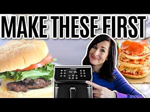 New Air Fryer? 4 of the EASIEST Air Fryer Recipes You MUST Try → PERFECT for Beginners!