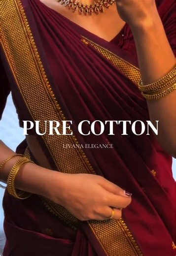 Deep Maroon x Gold Standard Border Uppada Saree Available