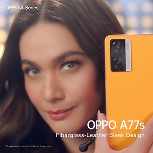 3.4K views · 1.2K reactions | Feel and look expensive with #OPPOA77s’ Sunset Orange Fiberglass-Leather sleek design. Set the trend. Be #AbsolutelyStylishAndPowerful! Check them out in stores and get yours today! Available in stores and online. Lazada: https://bit.ly/OPPO-A77s-LZD Shopee - https://bit.ly/OPPO-A77s-SHP Learn More: https://bit.ly/OPPO-PH-A77s #ChooseOPPOChooseJoy | OPPO | Facebook