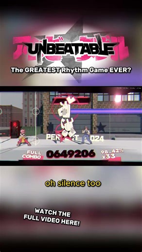 I just embarrassed that cop in front of everyone! #rhythmgame #indiegame #anime #gameclips