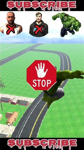 man vs Mr beast vs hulk in Indian bike driving 3d game 🤯 #trandingshorts #shorts #gaming #gta