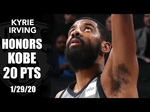Kyrie Irving honors Kobe in emotional return for Nets vs. Pistons | 2019-20 NBA Highlights