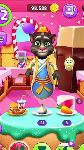 Tom’s Kitchen Makeover! Stinky Ending 😭🍳 #mytalkingtom #funny #gaming