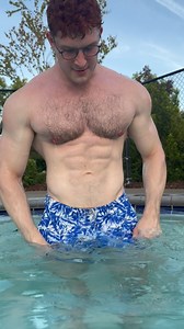 Officially claiming the “largest pool boy” title 🏆☺️ | Clark Gallagher