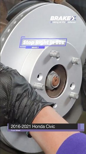 Quick Front Brake Repair Tutorial 2016–2021 Honda Civic Step by Step #brake #brakesystem #HondaCivic