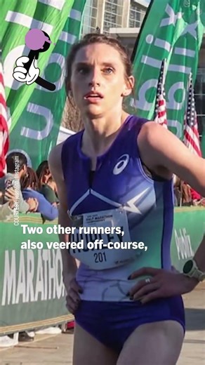 Lead bike error deprives runner of victory