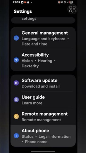 How to Check Software Information in Samsung Galaxy A06 | One UI & Android Version #shorts