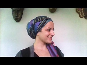 2-scarf Yael Wrap with Tail tutorial