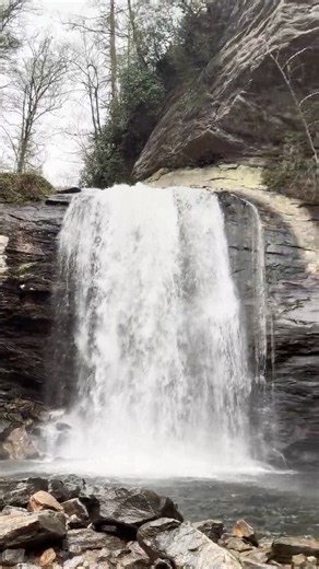 Looking Glass Falls up close! #Waterfall #NorthCarolina #Travel #Adventure #Nature