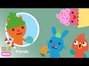 Learning with Robin and Jack! 🎮🐦🐰 | Sago Mini First Words Fun