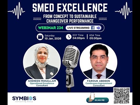 SMED Excellence: From Concept to Sustainable Changeover Performance- Webinar 234