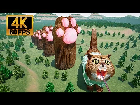 Cat craft domino speed marblerun