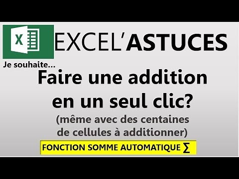 EXCEL : 3 FAÇONS DE FAIRE UNE ADDITION, DU PLUS LONG AU PLUS COURT#47