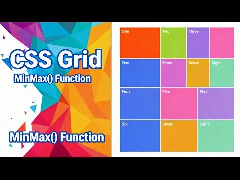 CSS Grid MinMax function Tutorial in Hindi Urdu