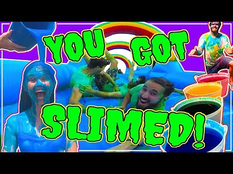 Slimed! Messy Games and Challenges. Heaps of sliming action!
