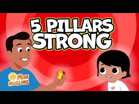 Pillars of Islam Kids Song 🏛️ 5 Pillars Strong ☀️ ‪MiniMuslims & ‪@RaefMusic‬​