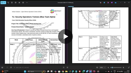 #cybersecurity #soc #blueteam #siem #wazuh #mitreattack #threatdetection #infotactsolutions #learningbydoing | FATHIMATH ASMEERA BK