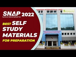 SNAP 2022 - Best Self Study Materials For Preparation | Must Watch