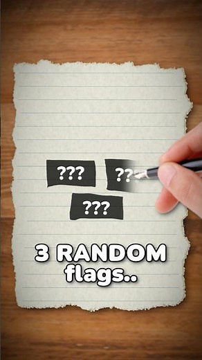 Can I Draw 3 RANDOM Flags From Memory? #2
