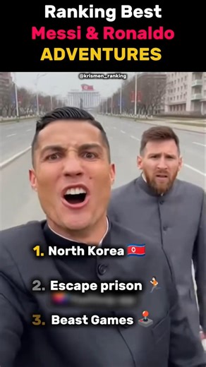 Ranking The Best Messi & Ronaldo ADVENTURES 🤣