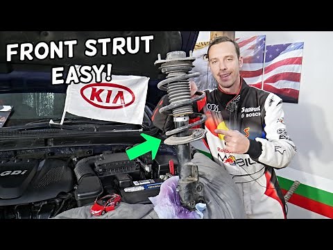 HOW TO REPLACE FRONT STRUTS SHOCKS ON KIA OPTIMA FORTE SOUL SORENTO SPORTAGE RIO