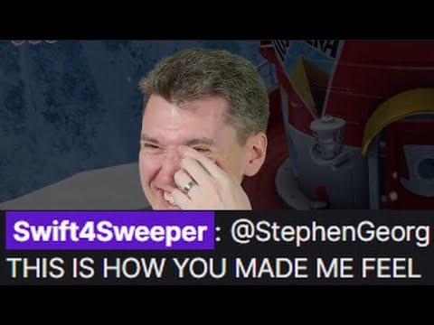 Swift crashes out on ‪@stephenplays‬ and ‪@ProtonJon‬ 🤣