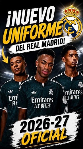 😱 This is the new 2026-27 Real Madrid kit! #football #realmadrid #soccer #championsleague