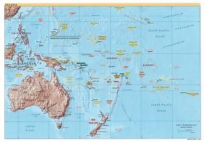 Mapa Mudo: Oceanía
