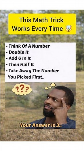 Think of Any Number 🤯 Magic Maths Trick | Learn with Rajesh Rana