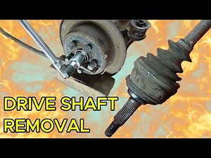 Toyota Rear Drive Shaft Removal