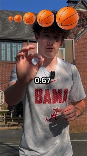 Every shot my balls get bigger!😂🏀 #shorts #basketball