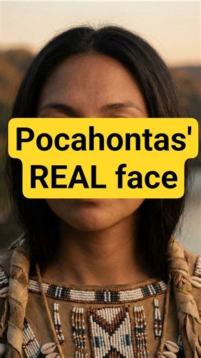 This is what Pocahontas REALLY looked like #history #art #shorts